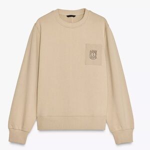 Zara Brooch Sweatshirt